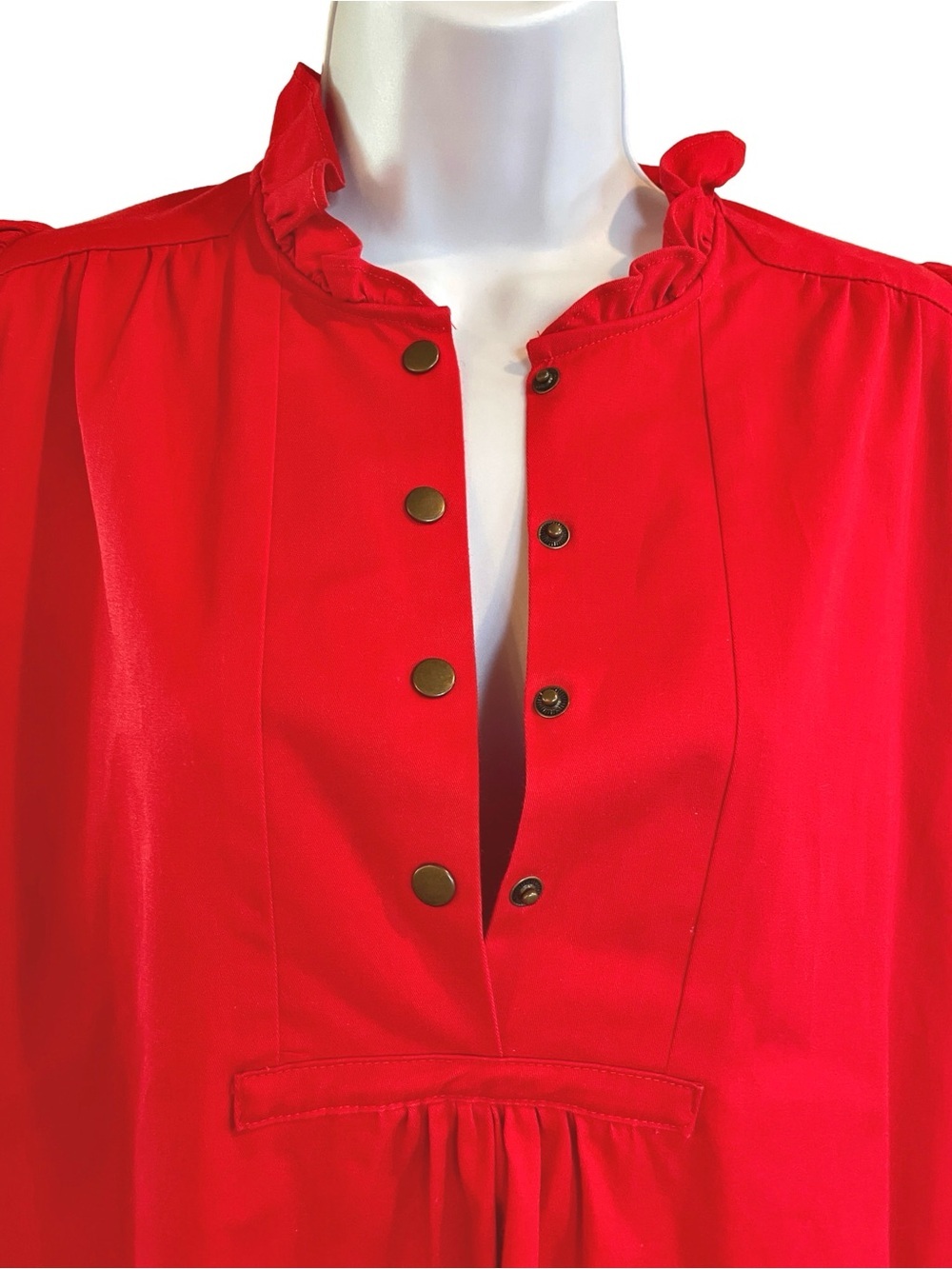 Pomander Place Red Shift Dress XL Tuckernuck Coastal Resort Chic - Picture 5 of 8